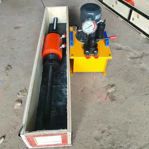 小型钢丝绳压套机 LTYJ-60T 电动液压式压套设备 100T液压压套器18mm
