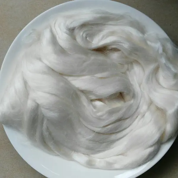 柞绵条 Tussah Silk Silver 特白