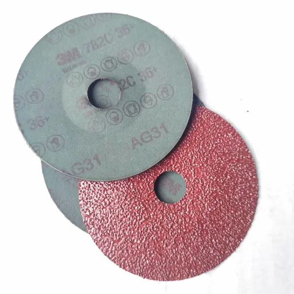 982C 787C 987C钢纸磨片 打磨片4寸 5寸 7寸 125MM 178MM 180MM锋利 快速切割 打磨更省力 不锈钢焊缝圆孔 十字孔砂碟3M