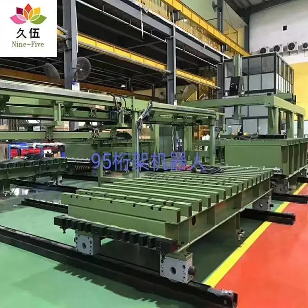 久伍重载龙门桁架自动上下料搬运码垛机械手重型齿条滑台直线模组