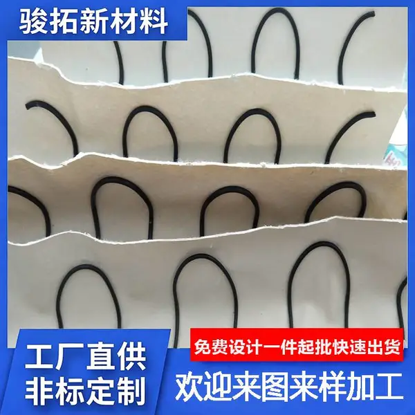 80mm隧道半圆排水管 软式环形弹簧加筋透水管 涵洞环向排水半圆管