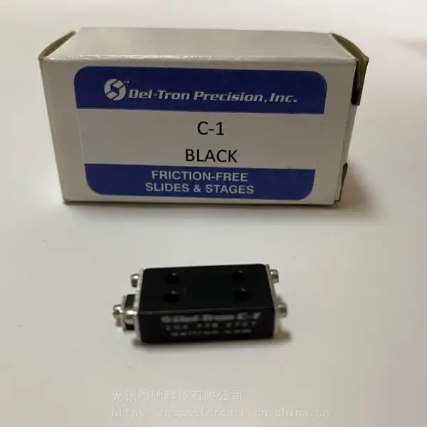 Del-Tron Precision微型直线滑轨C-1 BLACK滚珠滑块组件英寸