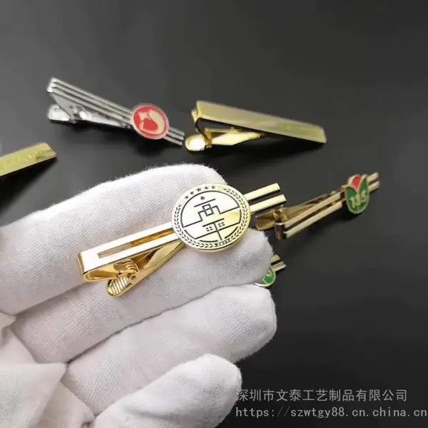 工艺礼品金属领带夹 职业工装衬衫简约领夹领带夹 简约精品领带夹
