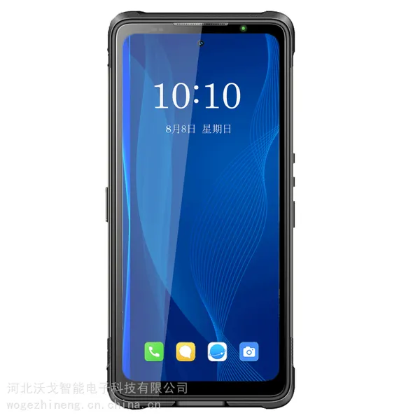 防爆手机产品编号W10015 背面指纹识别 面部识别 IP68等级