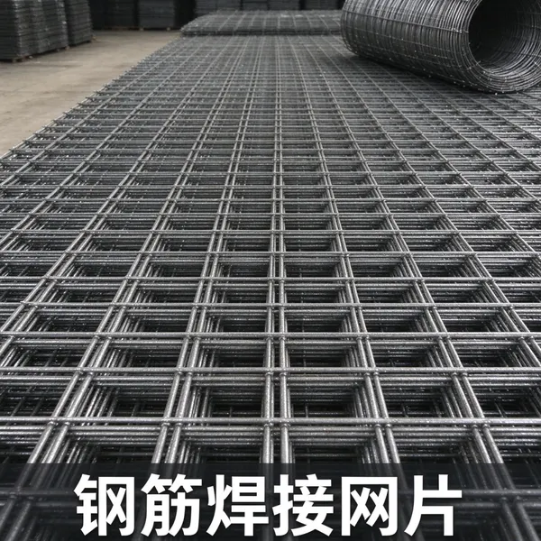 焊接钢筋网片 地坪屋面防裂钢筋网 冷轧带肋钢筋网片厂