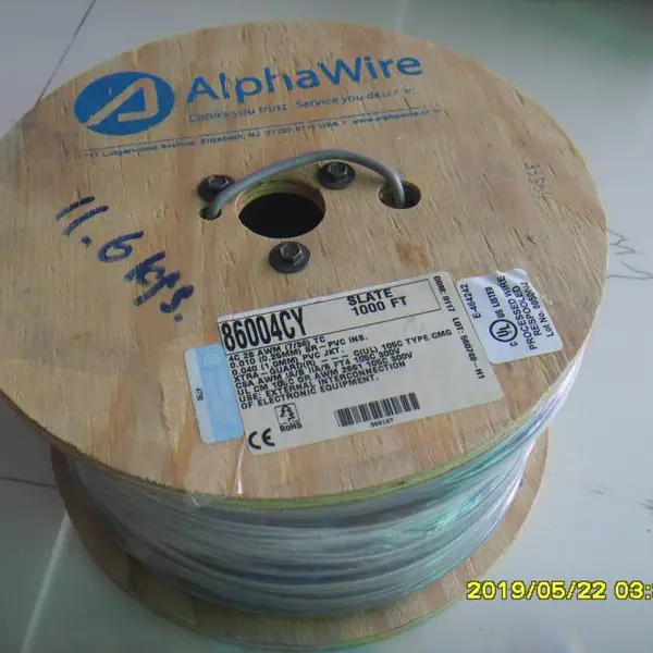 ����alpha wire �����������300 V ����+��֯���Σ�4о 86004CY SL001