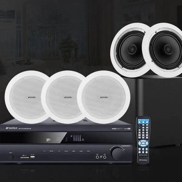 山水（SANSUI）T2 -80吸顶音响喇叭 6.5寸同轴天花喇叭