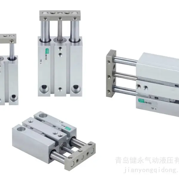 SAMIN 小型带导杆气缸 STM 系列 双作用滚珠滑套轴承型 微型导向气缸