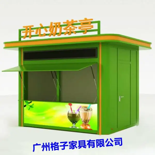 车站移动早餐亭 美食街餐饮花车 景区饮料小吃售卖屋