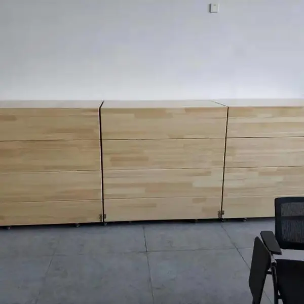 实木四层抽拉式合唱台 尺寸可定制