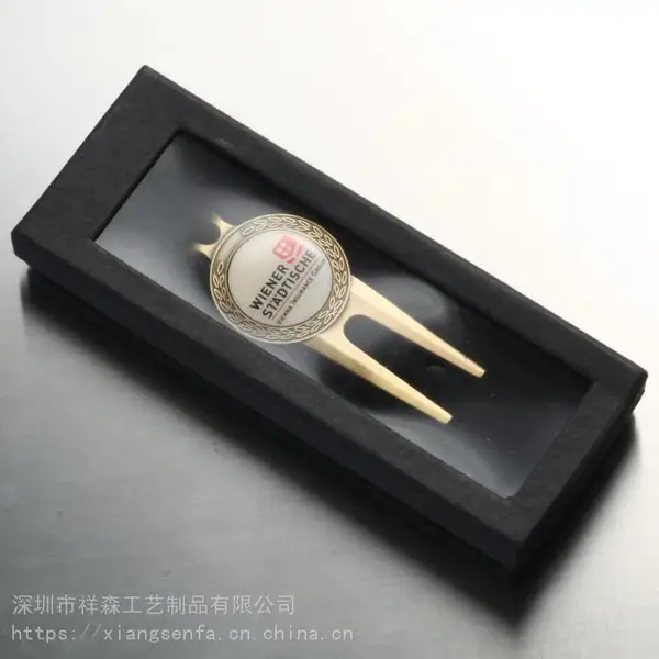 厂家直营 车挂高尔夫球叉 烤漆帽夹定制 高尔夫配件 草坪修复工具