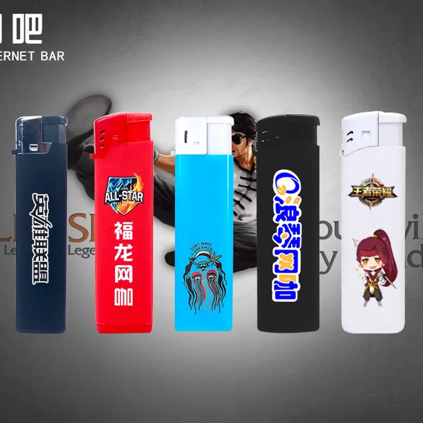 江西广告打火机定制百乐805型纤薄皮纹明火打火机