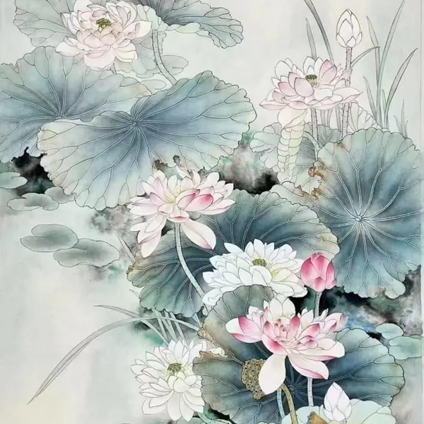 画家赵永夫师从名家 作品注重细节 赵永夫工笔人物欣赏