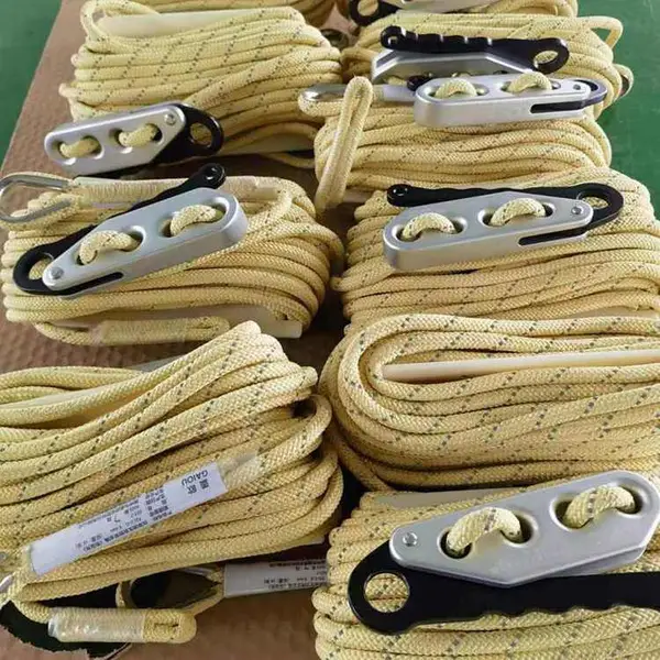 应急逃生自救安全绳套装芳纶绳耐高温阻燃绳