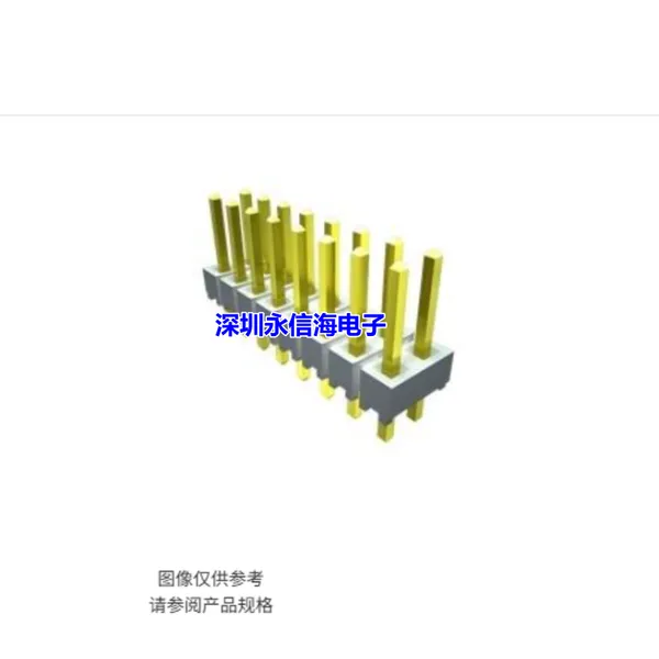Samtec HTSW-112-08-T-T-RA 集管和线壳 连接器.025 SQ Post Hi-Temp Terminal Strip ASSY, 12 Pos, Triple Row