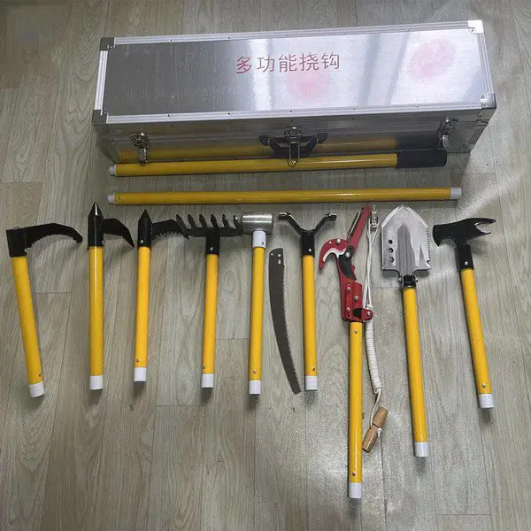 多功能挠钩民政救灾物资消防手动破拆工具防盗门破拆冲击器