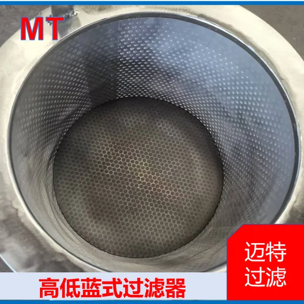 铸钢高低篮式过滤器 热力冷却水管道 管路杂质分离装置