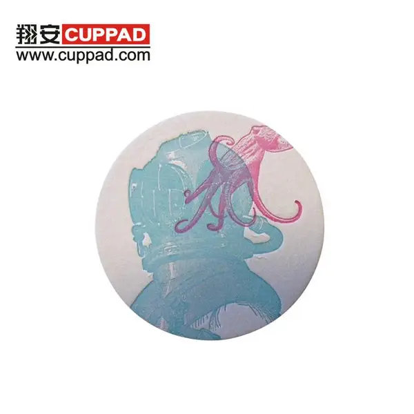 厂家定做吸水纸杯垫咖啡啤酒垫吸水定制杯垫可印logo隔热防滑杯垫