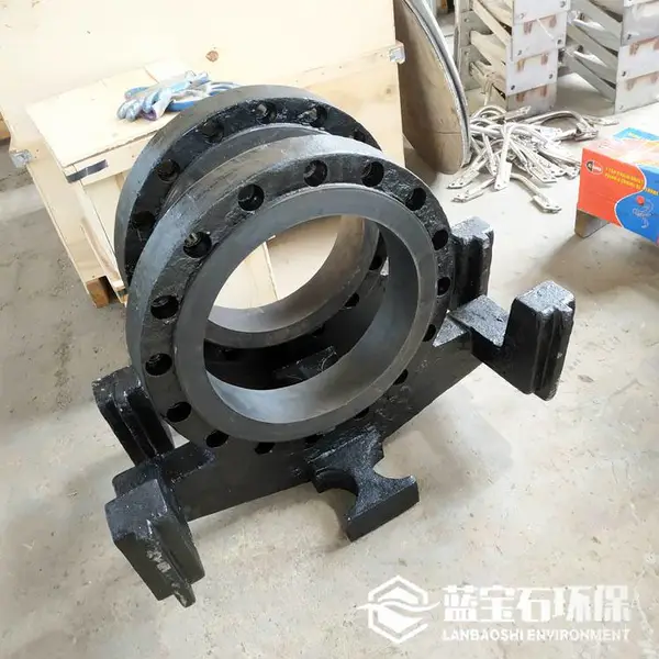 污水泵老式藕盒挂件 DN350自耦连接法兰片 耦合器挂架定做