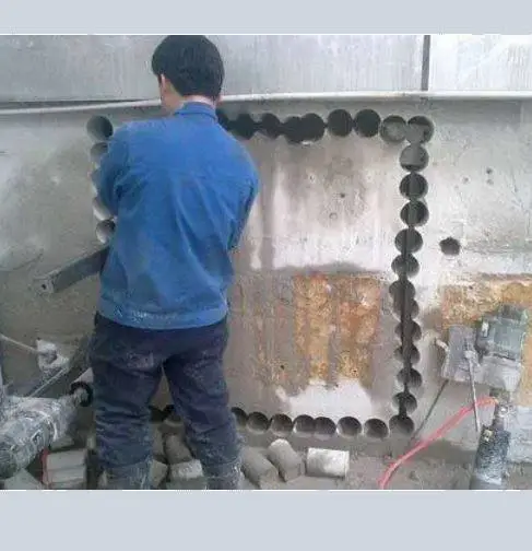 唐山市路南区集成灶钻孔师傅电话\空调开洞\混泥土墙体切割