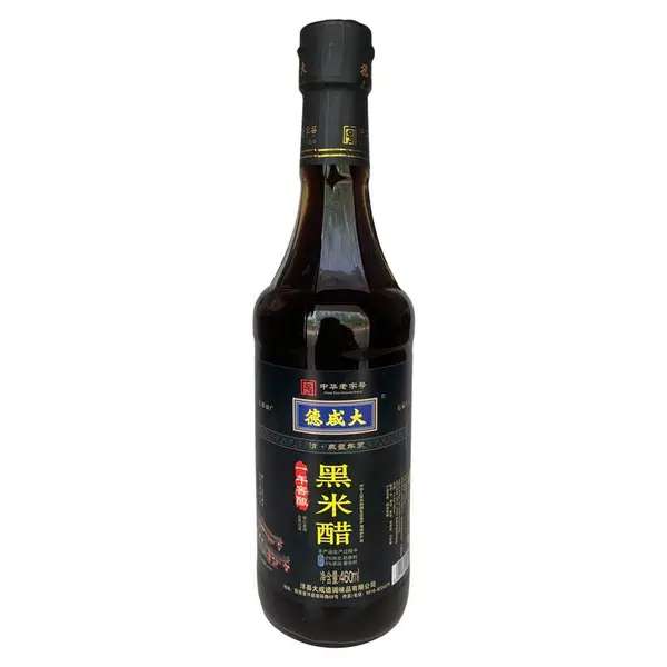 大咸德一年窖酿黑米醋460ml装凉拌炒菜纯手工酿造纯粮醋