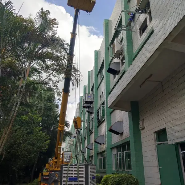中山坦洲风机水帘厂房降温/厂房专用水冷环保空调厂家种类繁多