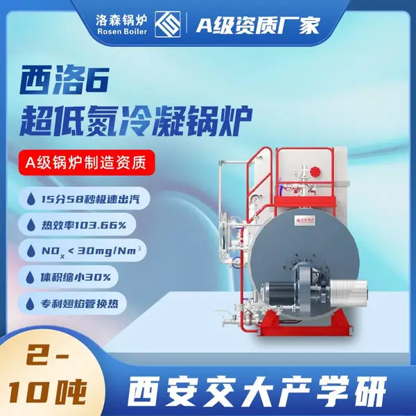洛森 酿酒 全自动 冷凝式 10吨8吨6吨2吨4吨1吨 小型 卧式 燃气蒸汽锅炉