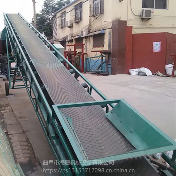 漳州市纸箱袋装水平输送的皮带机 水平埋托辊的皮带输送机 v型输送