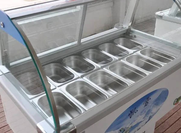 凯雪冰淇淋展示柜 冰粥柜KX-1.4ZD1.5米鸭脖柜/卤肉柜/卤菜凉菜柜