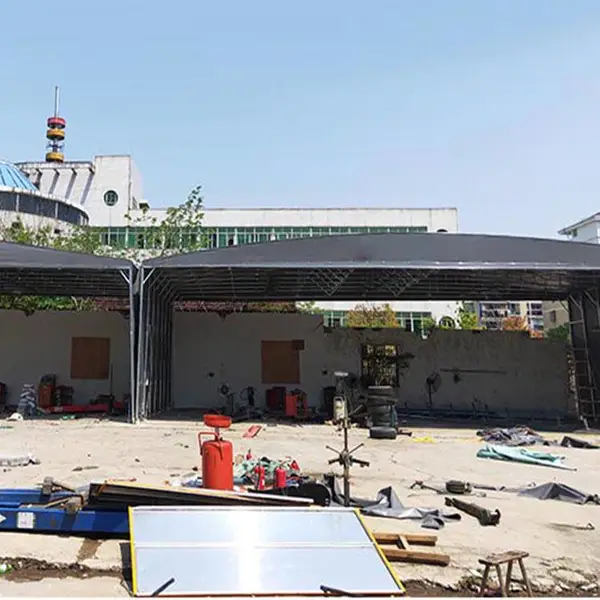 厂区停车棚 货车遮护棚 XYHH-17 自由伸缩 湖南怀化