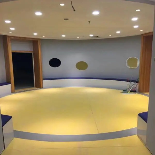 幼儿园pvc地板革卷材耐磨防水防滑新澳展厅专卖店培训班2.0纯色
