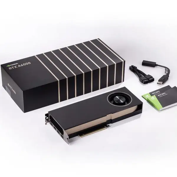 英伟达 NVIDIA RTX A6000 48G GDDR6 专业显卡 工业包装