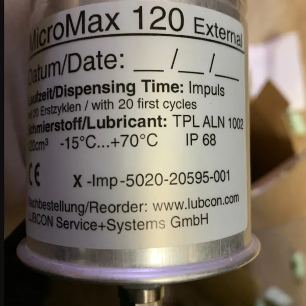 优势供应 LUBCON 润滑器 X-Imp-5012-6839-006