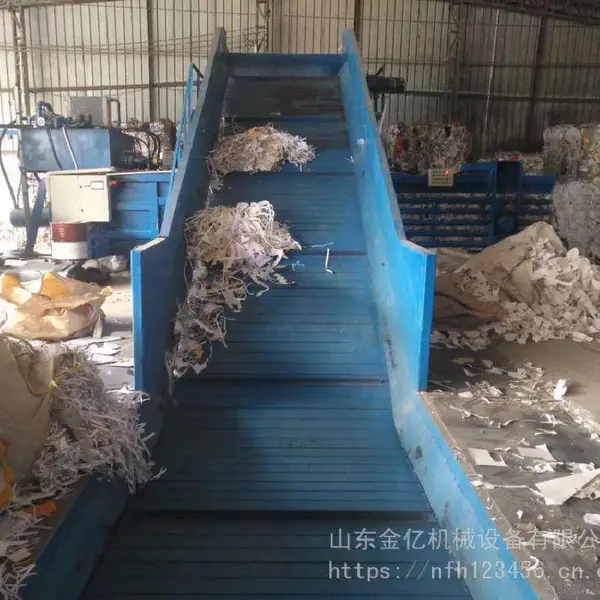 成都装修垃圾压缩打包机 铁通木片泡沫垃圾压包机 可移动的卧式打包机