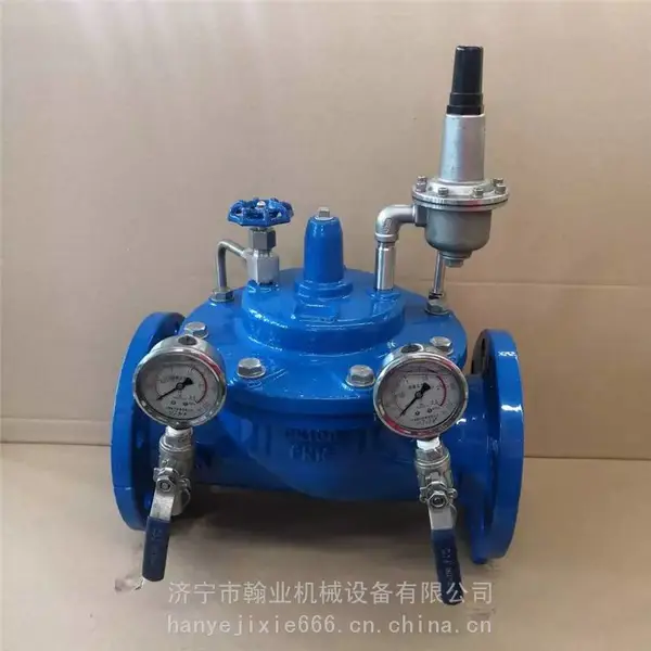 200X先导式减压阀 可调自来水消防工程水力控制阀稳压阀
