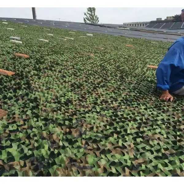 航拍迷彩网 涤纶沙漠装饰网 87式伪装网 亮彩户外现货出售