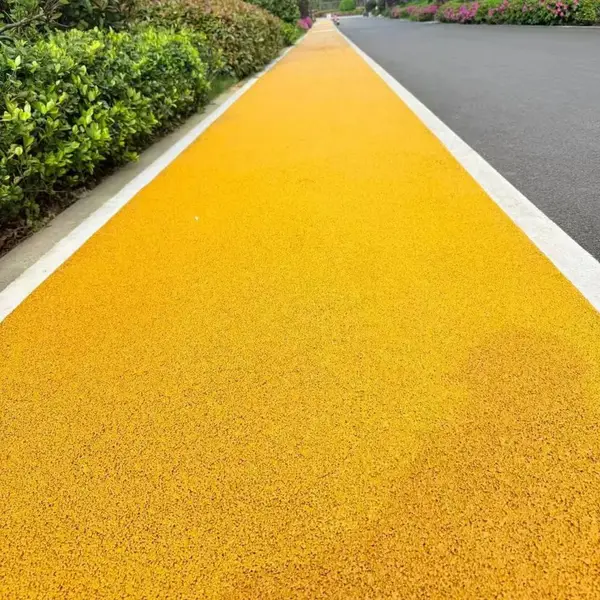甘南藏族自治州彩色陶瓷颗粒路面施工队伍 旅游道路彩色景观道