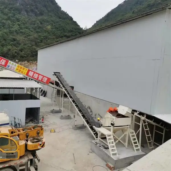 搅拌站在线水洗设备 洗石子机型号 全自动石料清洗设备