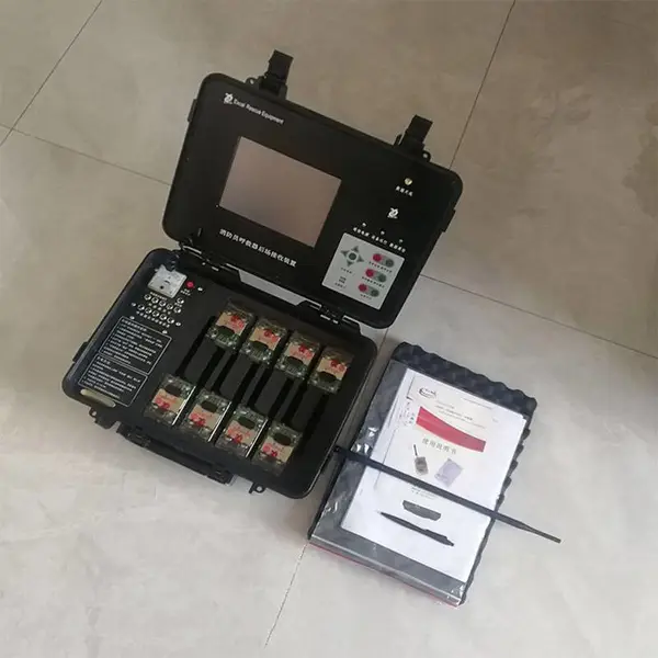 消防危险群呼撤退装置消防员后场接收装置便携式火灾应急呼救器