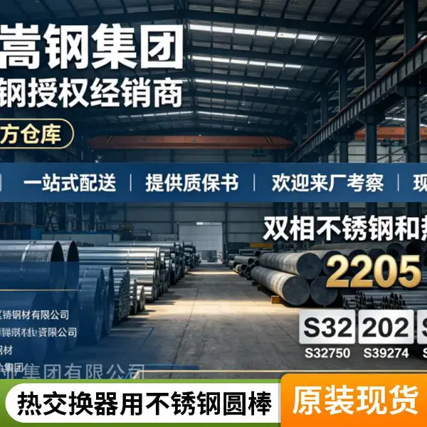 耐氯离子应力腐蚀2205双相不锈钢圆棒 化工泵阀用双相钢棒 规格齐全 现货批发