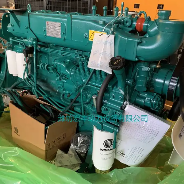 潍柴WP10B190E201发动机190千瓦WPT离合器 轮胎联轴器配水泵机组