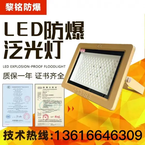 免维护LED防爆泛光灯加油站化工厂车间50W-200W隔爆型防爆灯直销