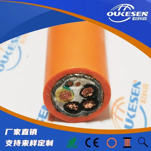 伺服动力+信号电缆(1对或2对),PUR伺服综合线缆TOPSERV 110/120