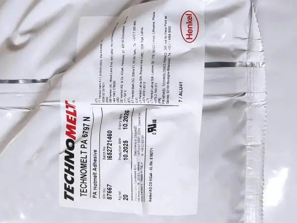 通用型工业聚酰胺热熔胶汉高乐泰TECHNOMELT PA 6797 低压注塑热熔胶20KG