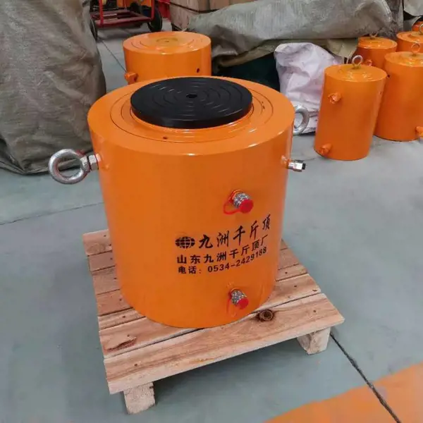 九洲千斤顶厂生产50-1000吨千斤顶桩基检测和薄型千斤顶产品耐用