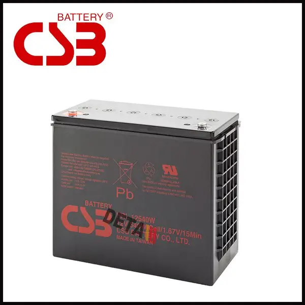CSB蓄电池HR1290W、HR12120W太阳能光伏发电、密封铅酸 北京区域