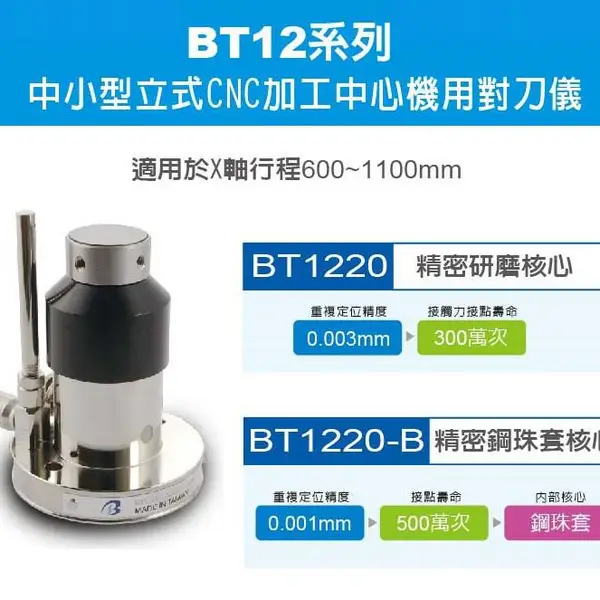 伯神BT1220对刀仪应用高光机对刀自动对刀仪