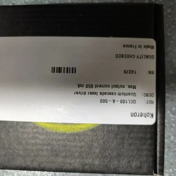 ��Ӧ�¹�ԭװ koheron ������������ QCL100-A-500