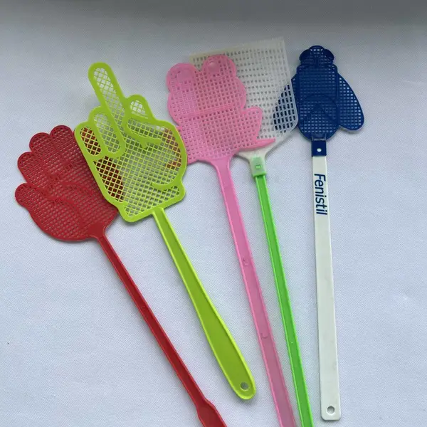 苍蝇拍,手掌型苍蝇拍,红黄蓝绿多色苍蝇拍,灭蚊拍,轻便手持苍蝇拍,加长手柄手动灭蚊拍,塑料苍蝇拍