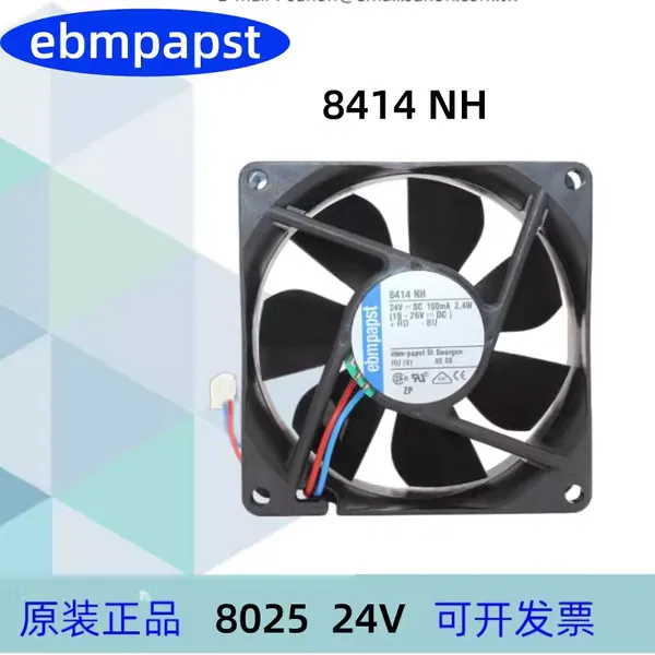 8414NH ԭװȫ�µ¹�Ebmpapst ����ɢ�ȷ���8025 24V�߶�2.4W 100MA